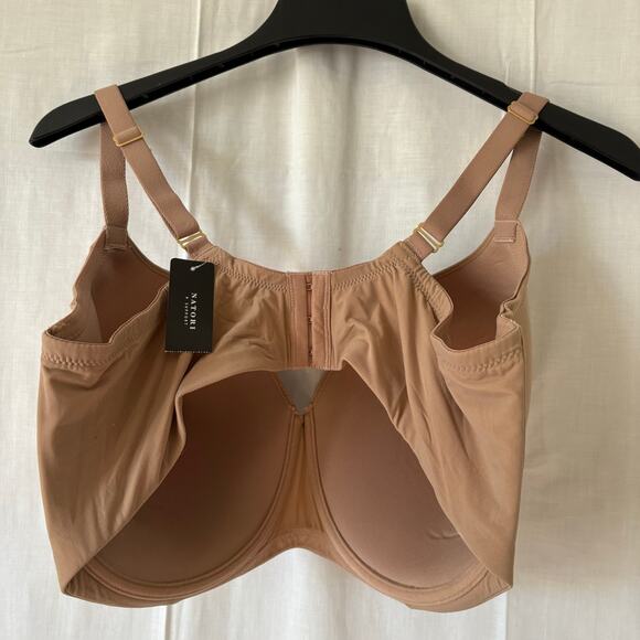 New NATORI 736096 Chic Comfort Full-Figure Contour Bra 42H Buff Nude NWT - Picture 3 of 6